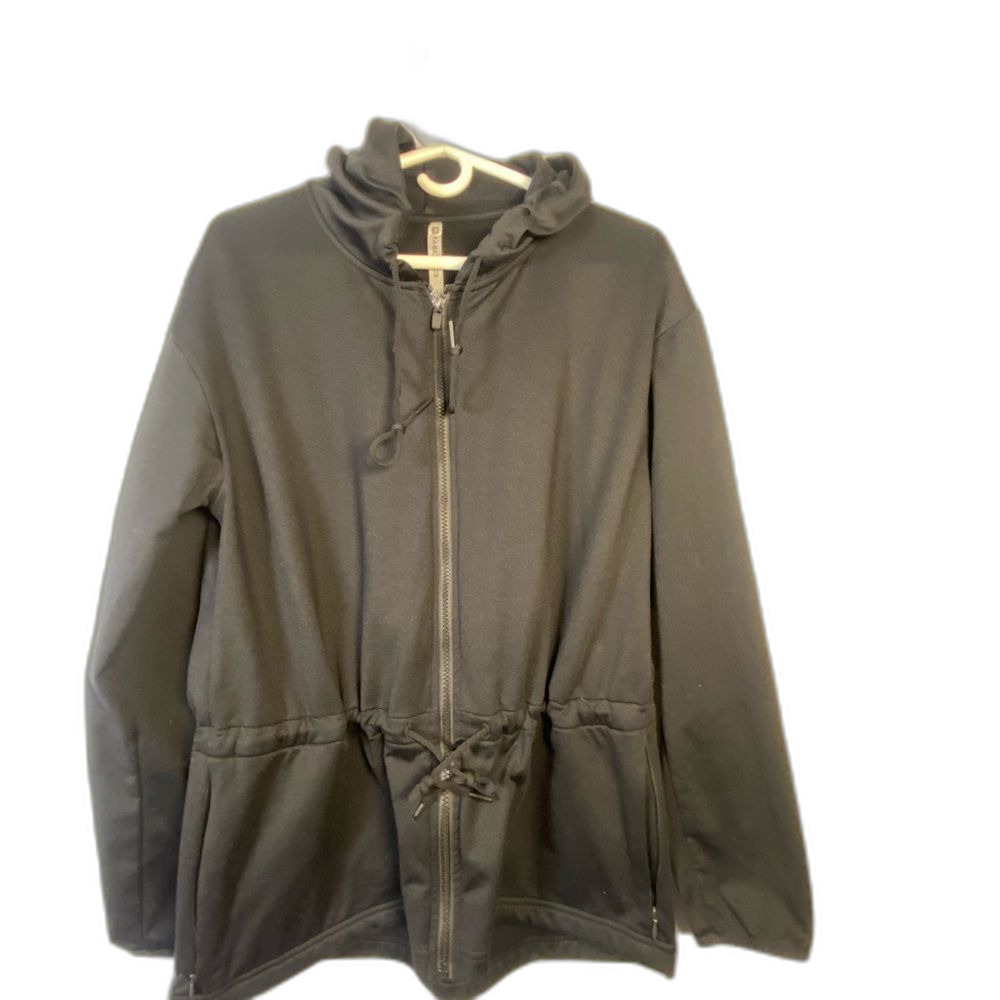 Fabletics Dark Gray Hooded Jacket